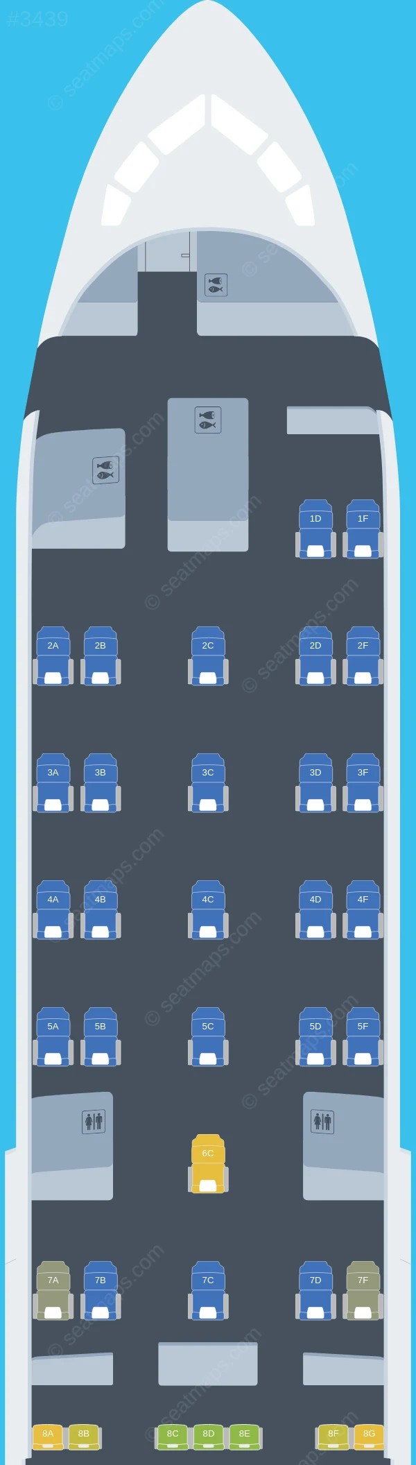 Air Niugini & Link PNG Boeing 767-300ER V.1 seatmap preview