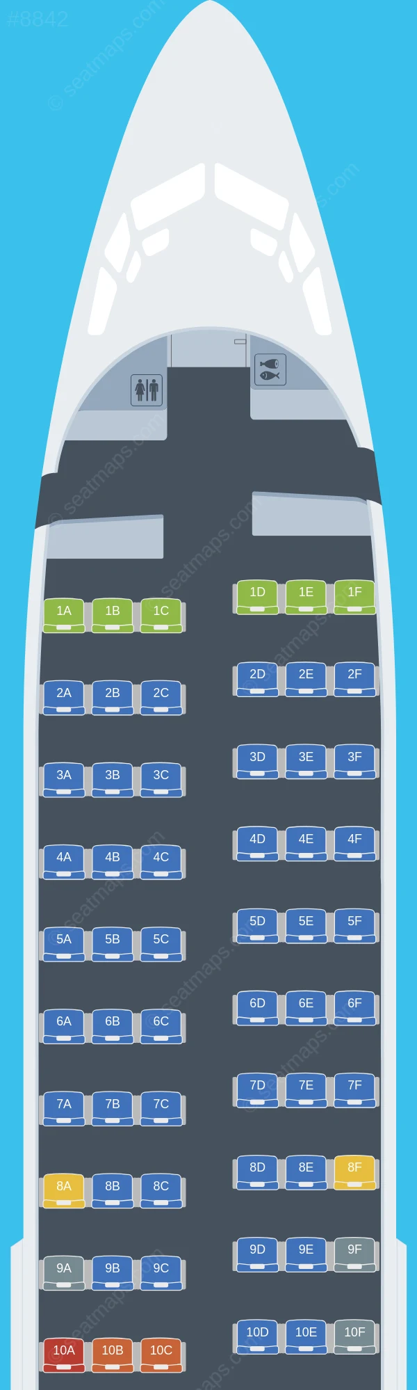 Star Perú Boeing 737-300 seatmap preview