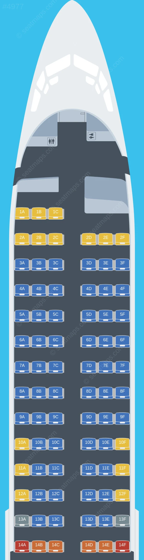 Enter Air Boeing 737-800 seatmap preview