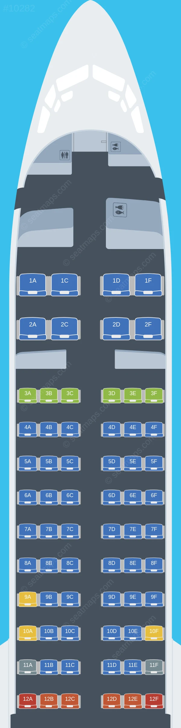 Aerolineas Argentinas Boeing 737 MAX 8 seatmap preview