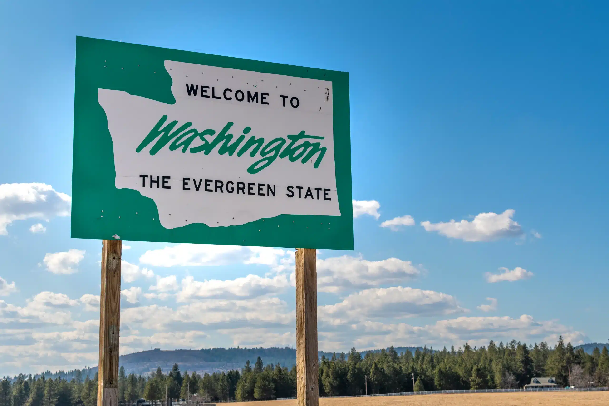 Washington State Road Sign