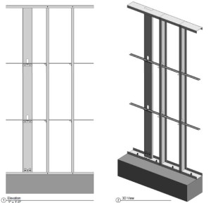 CFS Wall Stud Steel U-Channel Bridging Bracing