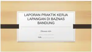 contoh power point laporan pkl