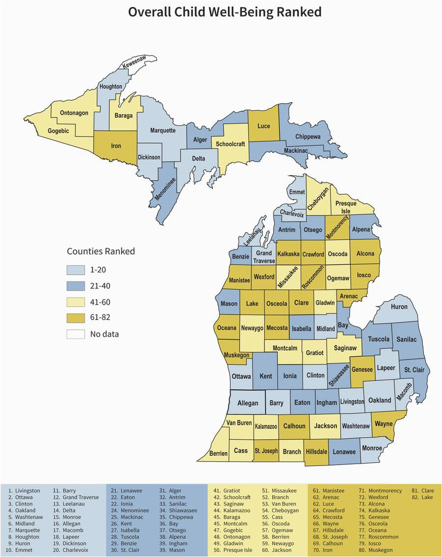 poverty worsens for michigan children map wdet