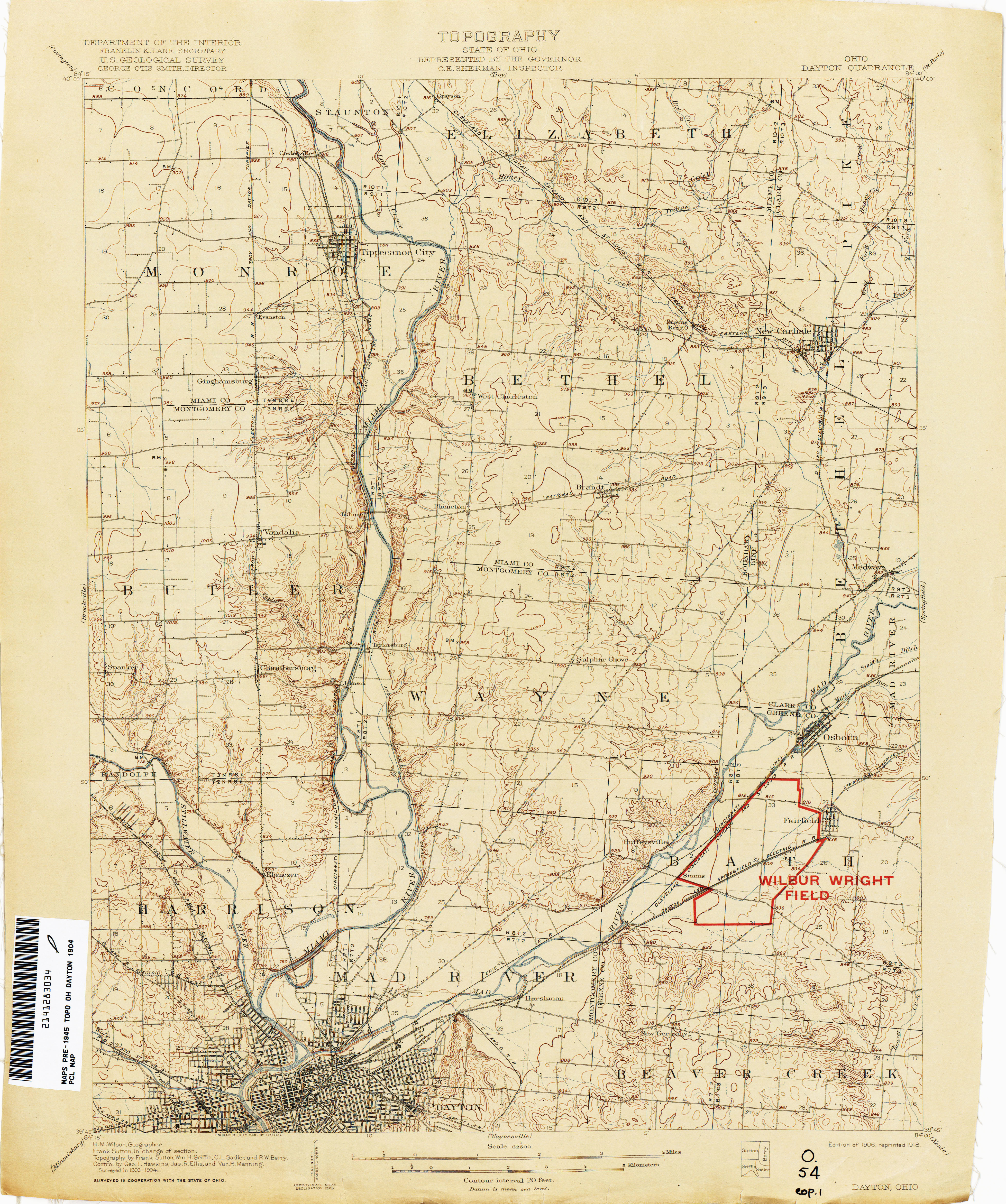 ohio historical topographic maps perry castaa eda map collection