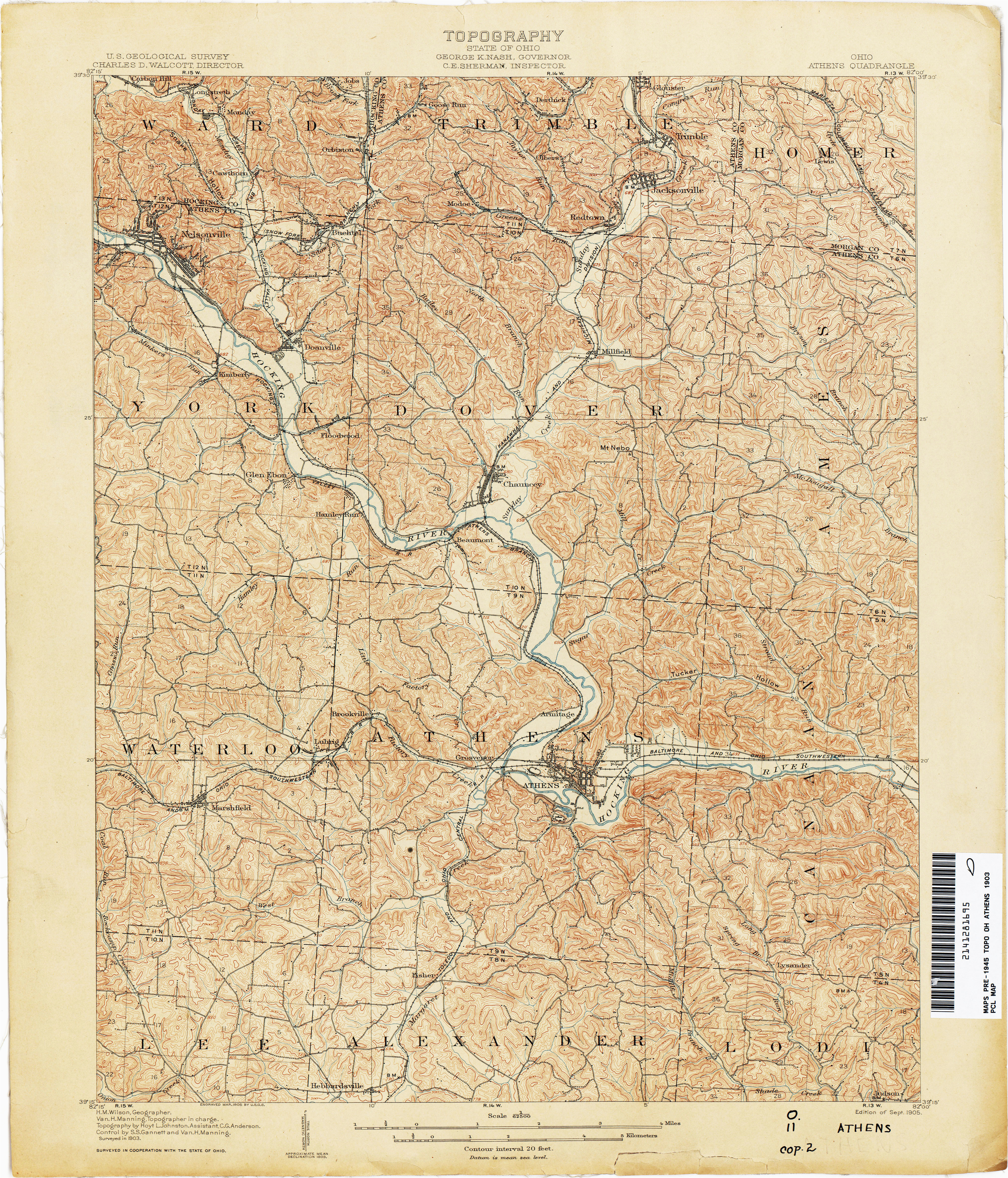 ohio historical topographic maps perry castaa eda map collection