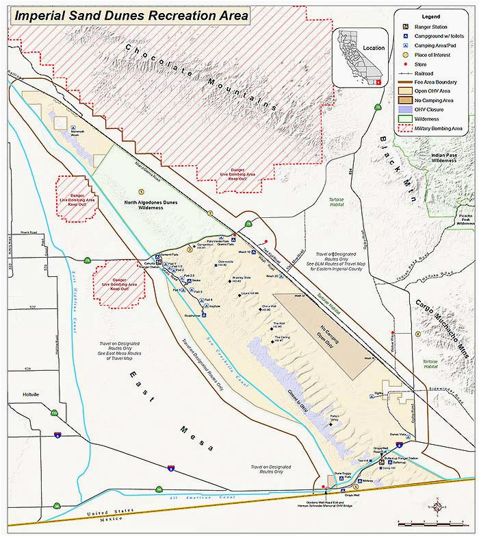 sand dunes in california map secretmuseum