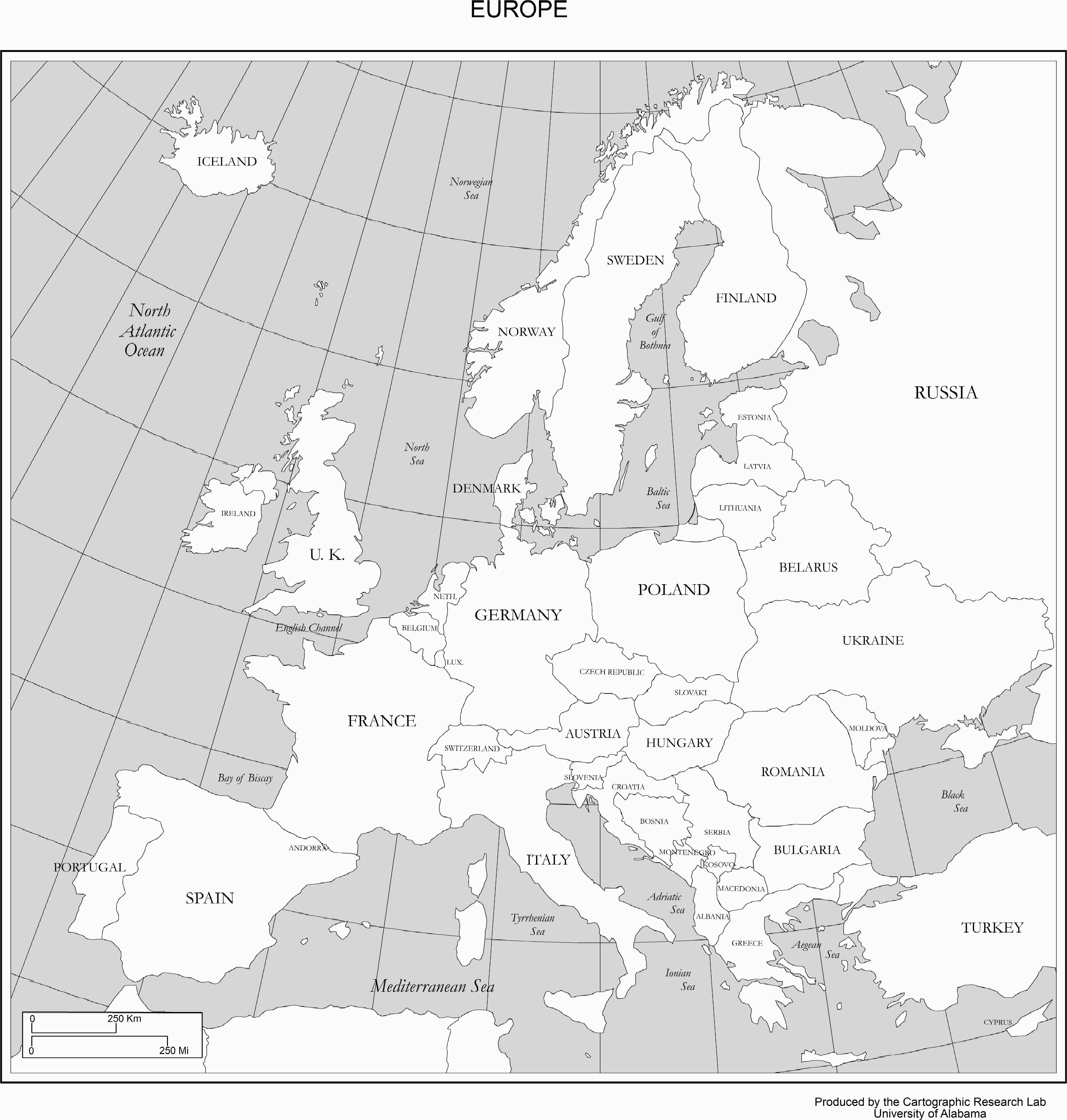 36 intelligible blank map of europe and mediterranean