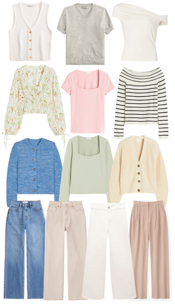 spring 2024 capsule wardrobe