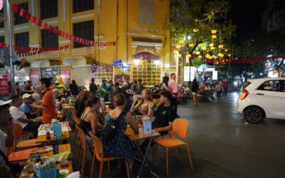 Hanoi Old Town at Night, Vietnam