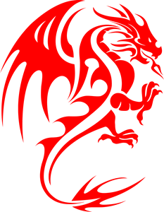 Dragons Logo PNG Vector