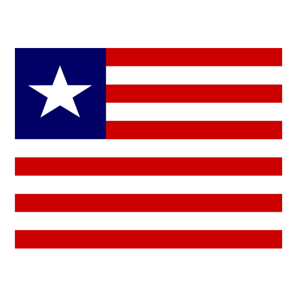 Flag of Liberia Logo PNG Vector