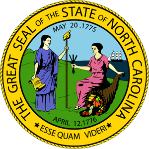 North Carolina State Seal Logo PNG Vector