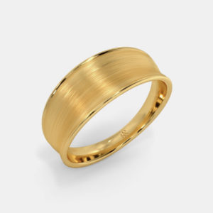 The Afniya Gold Band Ring