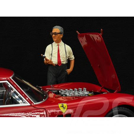 Enzo Ferrari Figurine Diorama 1/12 KK Scale KKFIG018