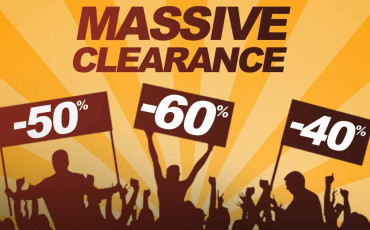 Massive Clearance - Destockage Massif - Massiver Ausverkauf