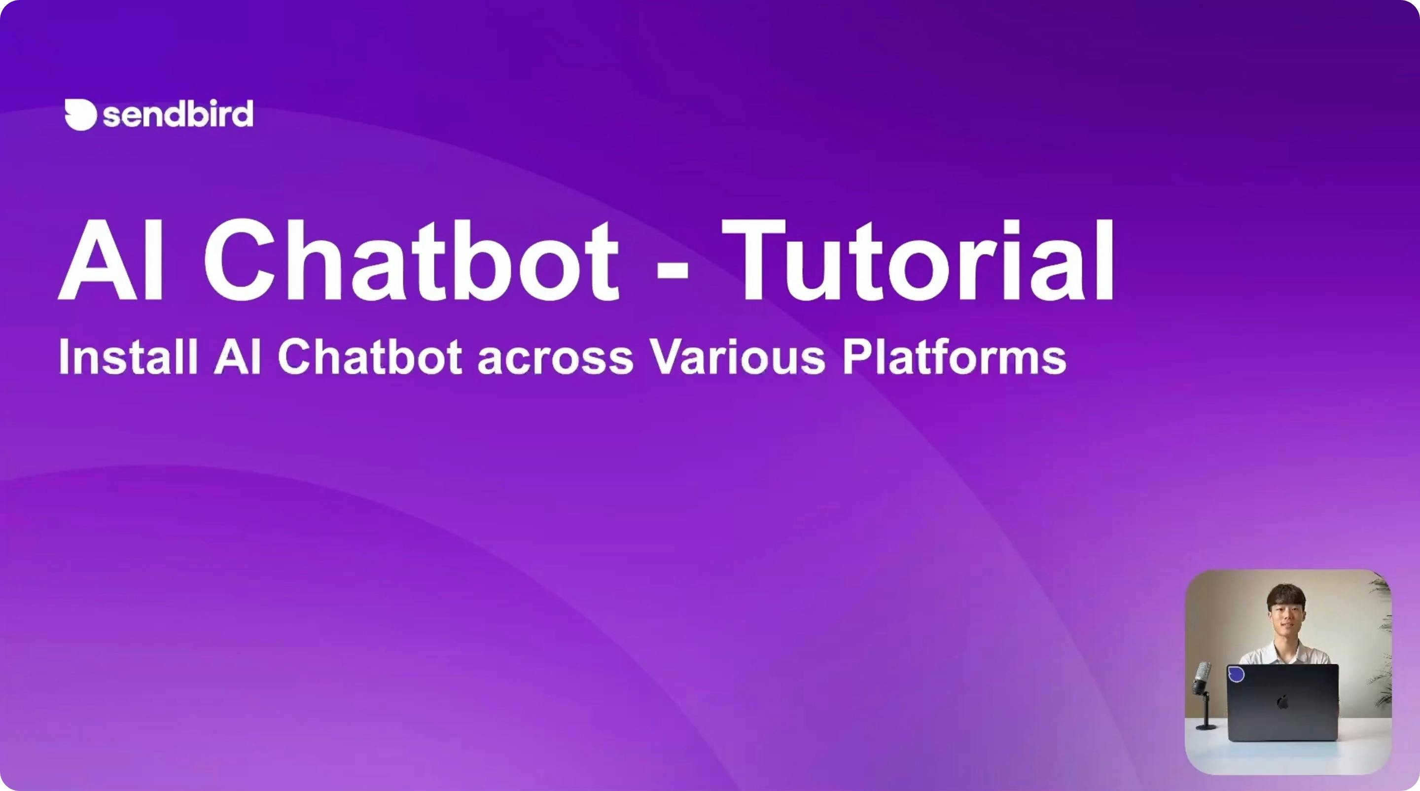 You Tube cover thumbnail image Install AI chatbot