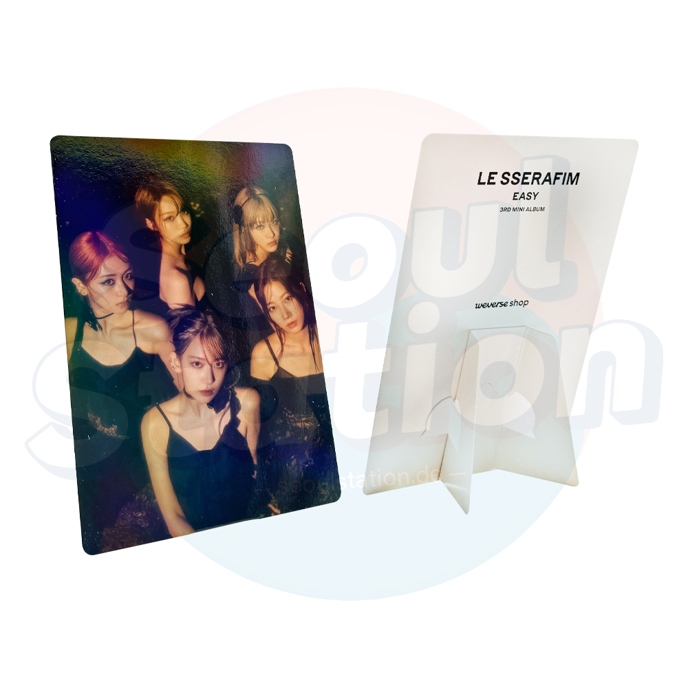 LE SSERAFIM - 3rd Mini Album: EASY - WEVERSE Holo Standing Frame ...