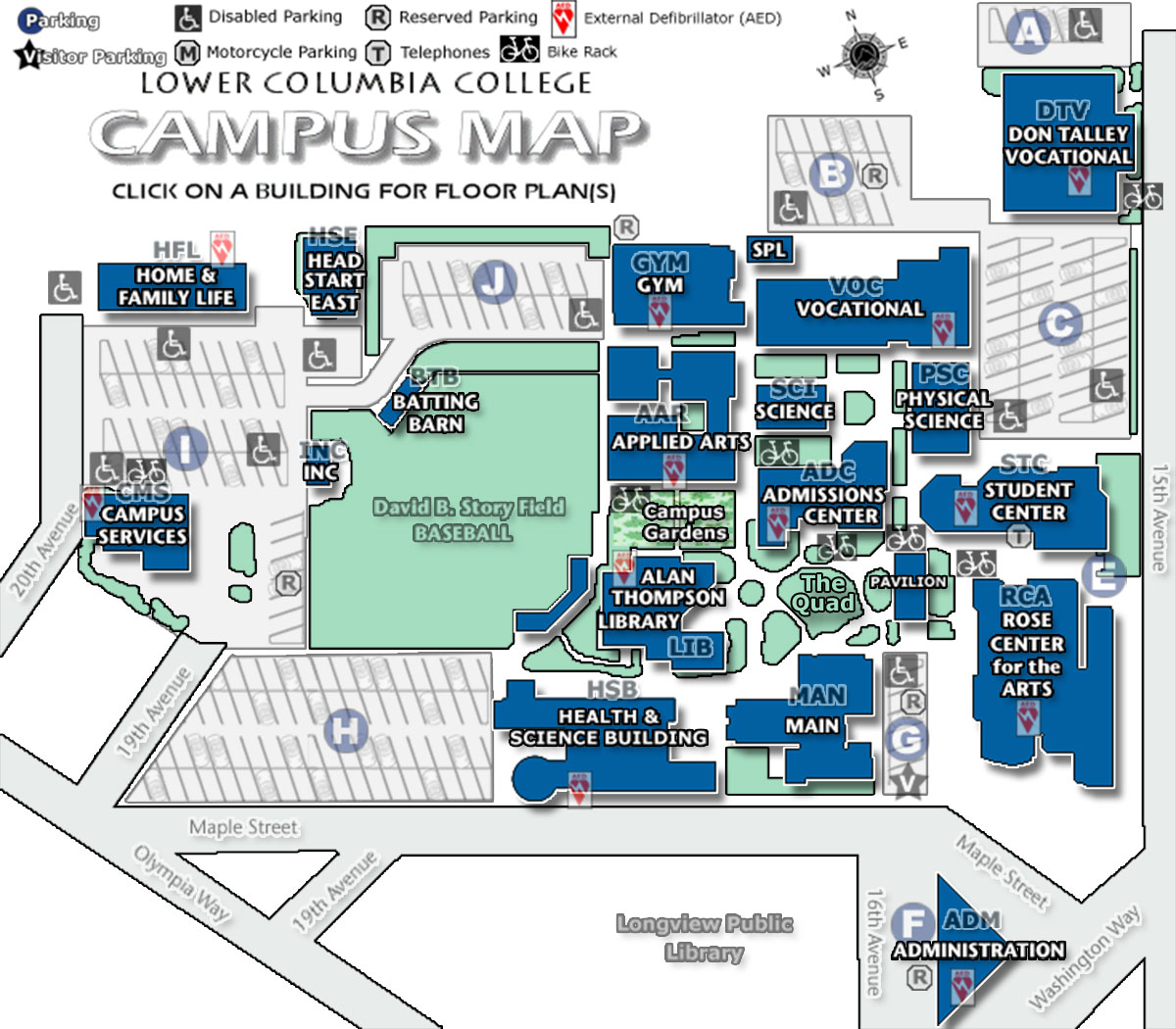 LCSC Campus Map