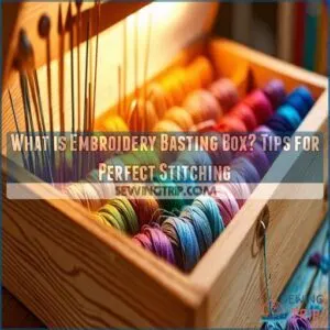 what is embroidery basting box