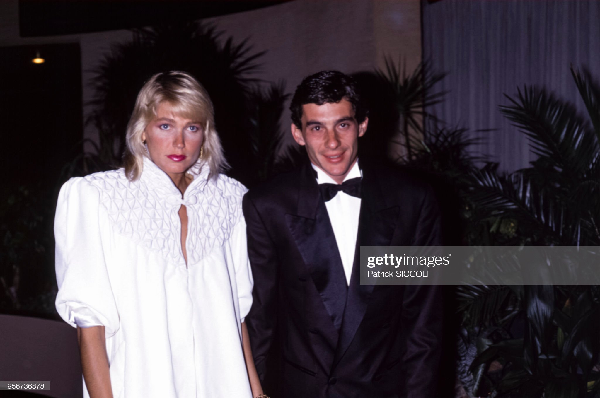 Ayrton Senna and his girlfriend Xuxa.