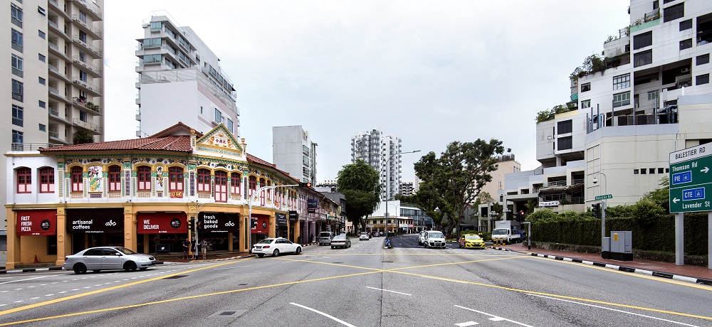 BALESTIER - Balestier is the place for architctural sightings, such as the Sim kwong Ho shophouses (left), and Balestier Point (right)