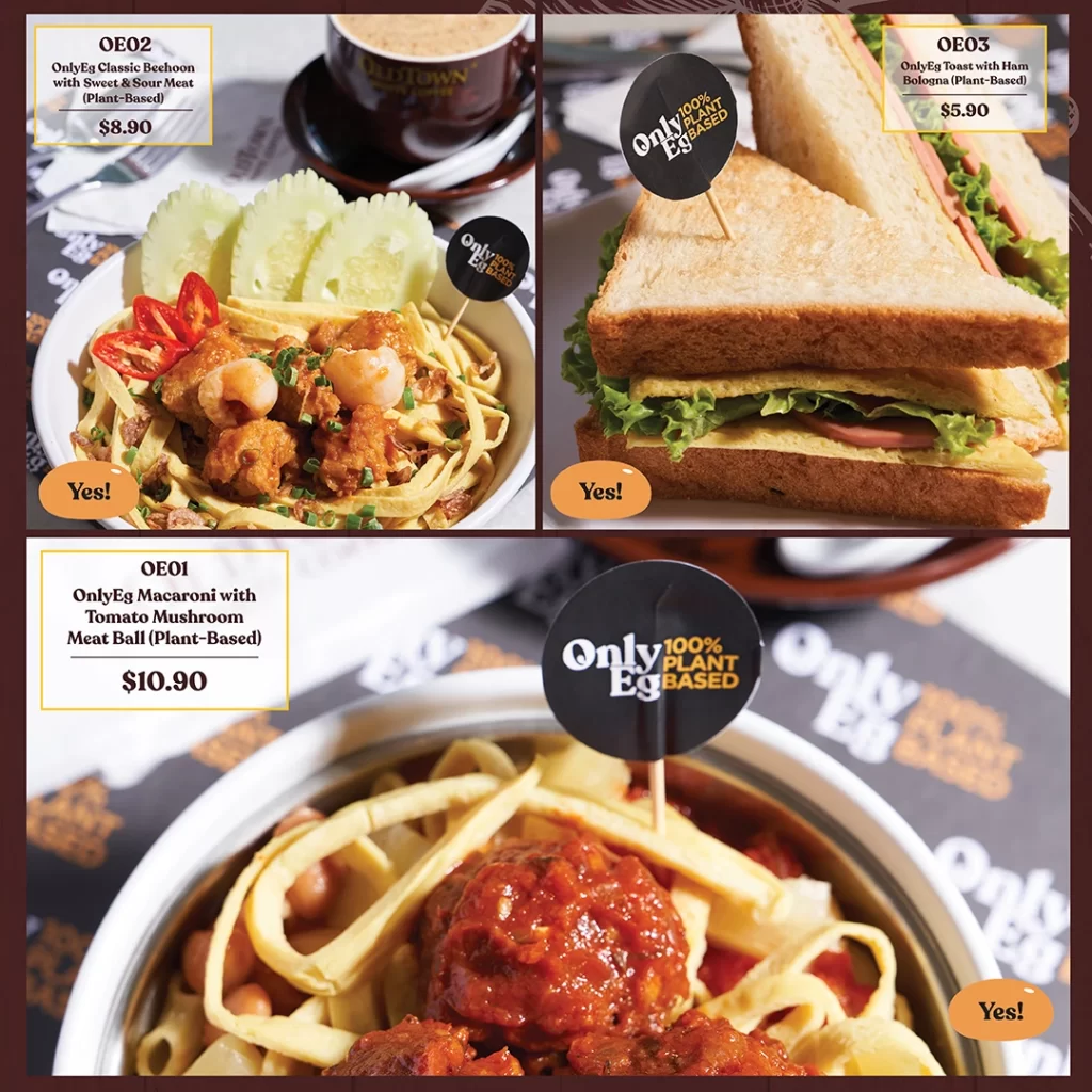 Oldtown White Coffee Menu Items