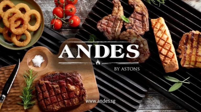 ANDES BY ASTONS SINGAPORE MENU PRICES Updated Apr 2024