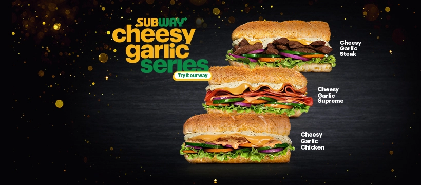 Subway menu Items