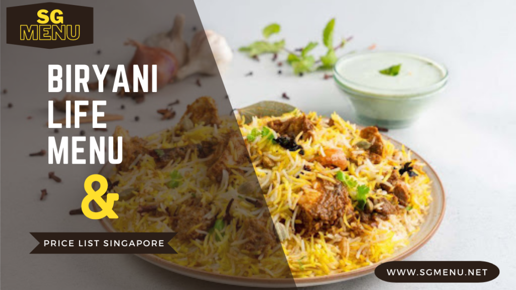 Biryani Life Menu