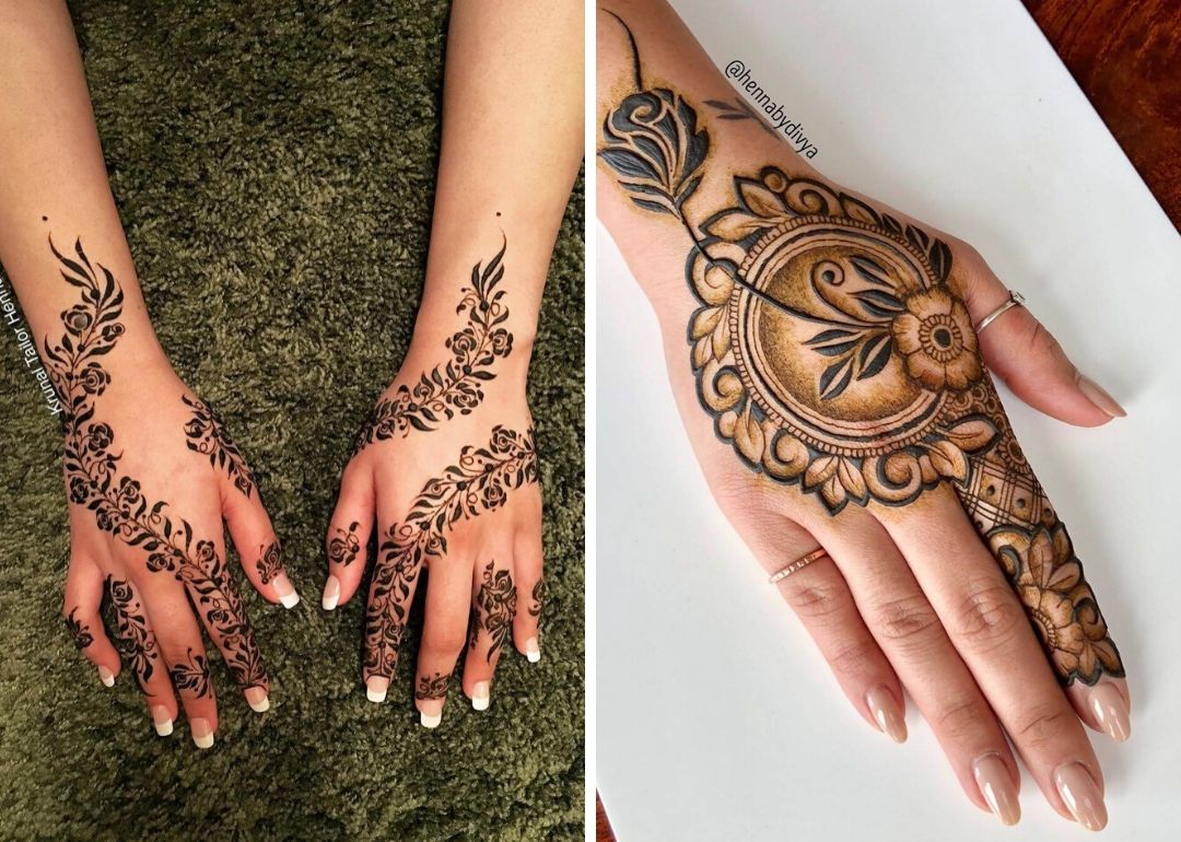 Super Trendy & Unique Arabic Mehendi Designs For Brides!