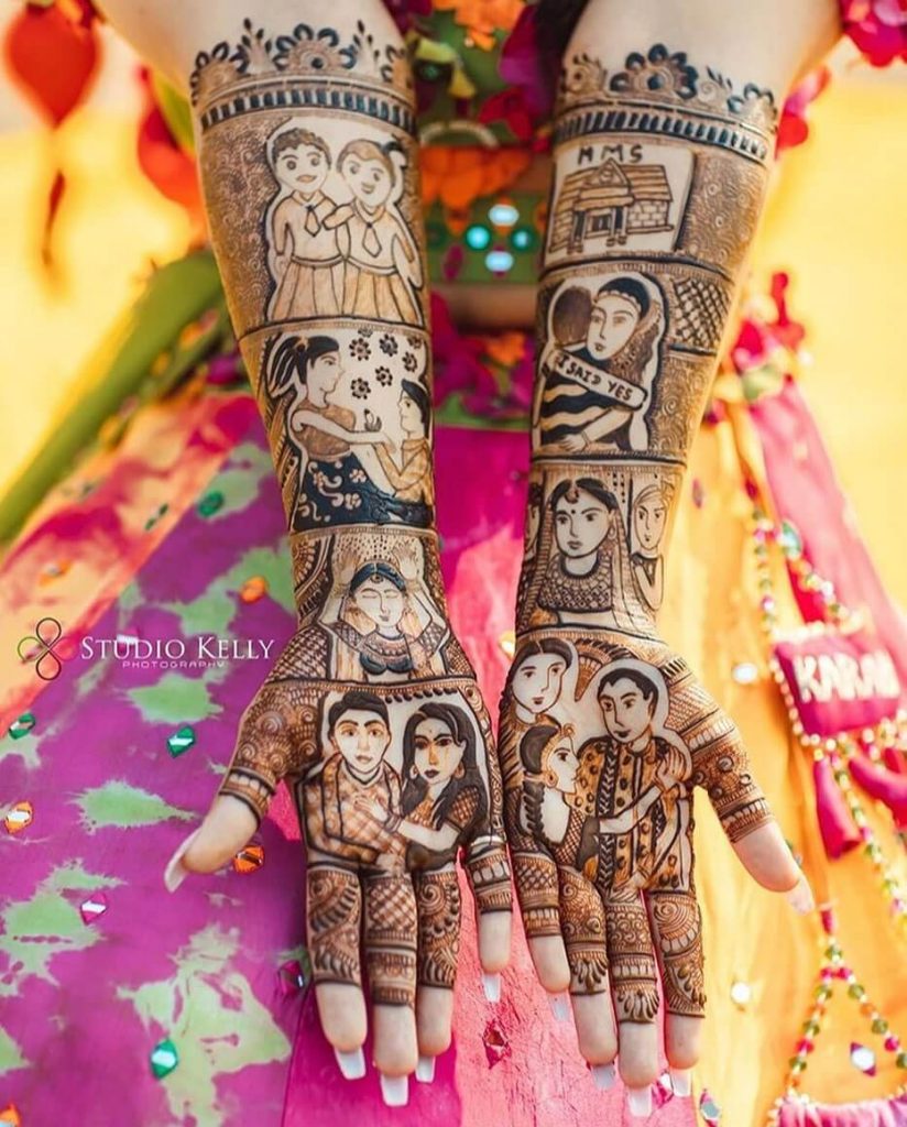 Portrait Mehendi Designs For Brides That We Are Crushing Over