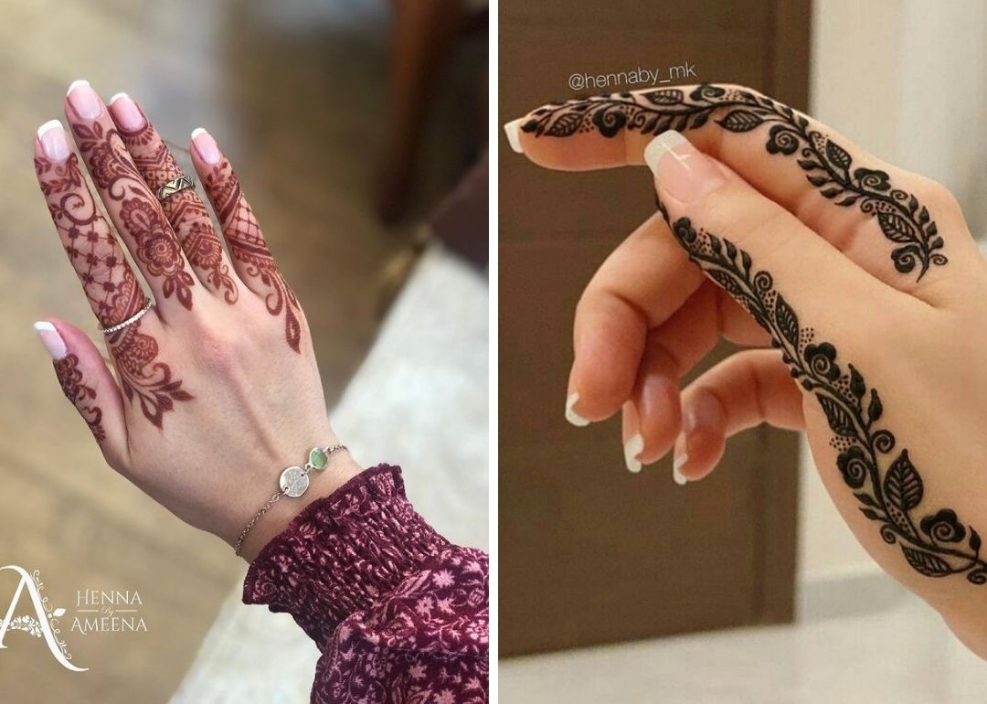 Latest 50 Finger Mehndi Designs That We Absolutely Adore