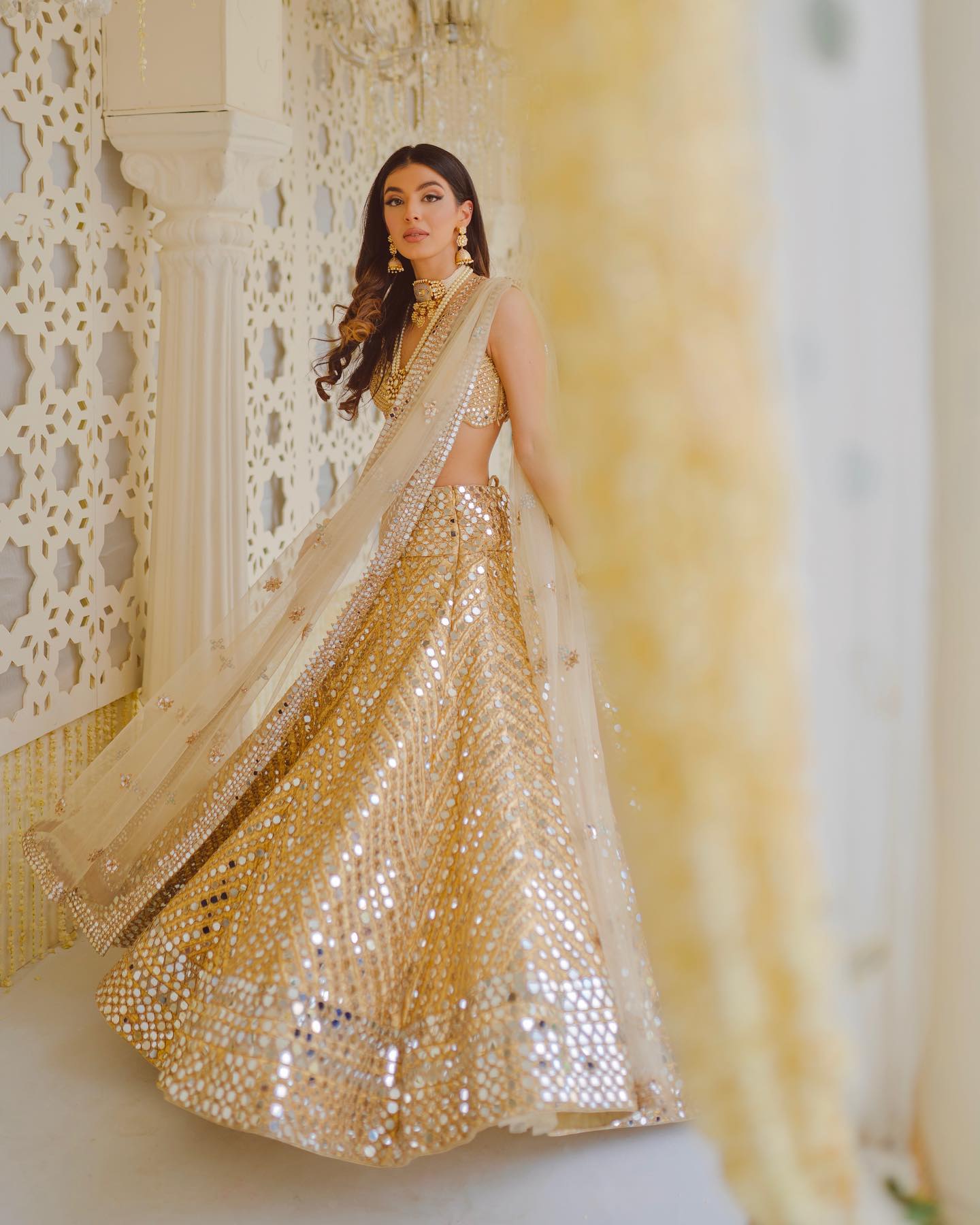 35+ Unique Mirror Work Lehenga Designs For Brides-To-Be