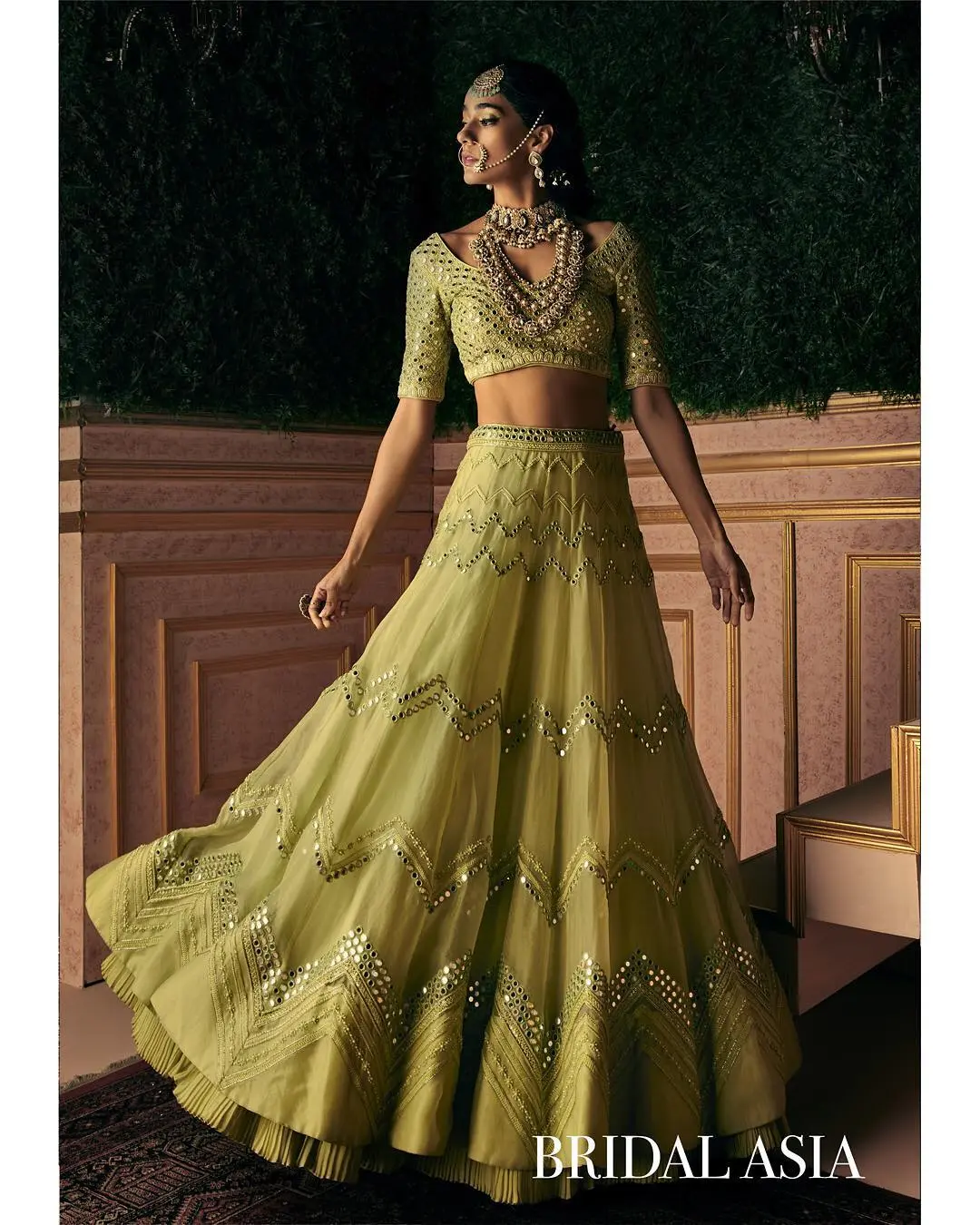 35+ Unique Mirror Work Lehenga Designs For Brides-To-Be