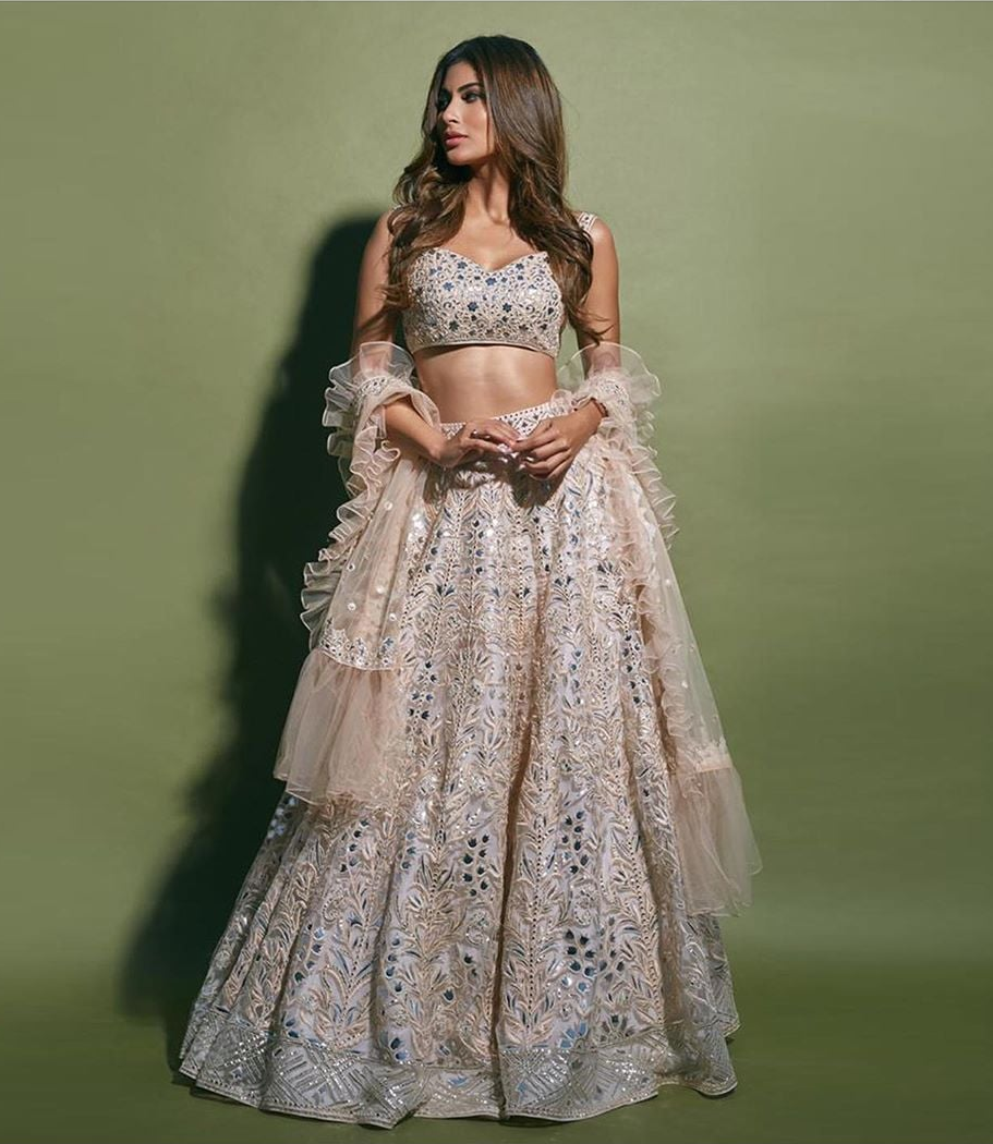 35+ Unique Mirror Work Lehenga Designs For Brides-To-Be