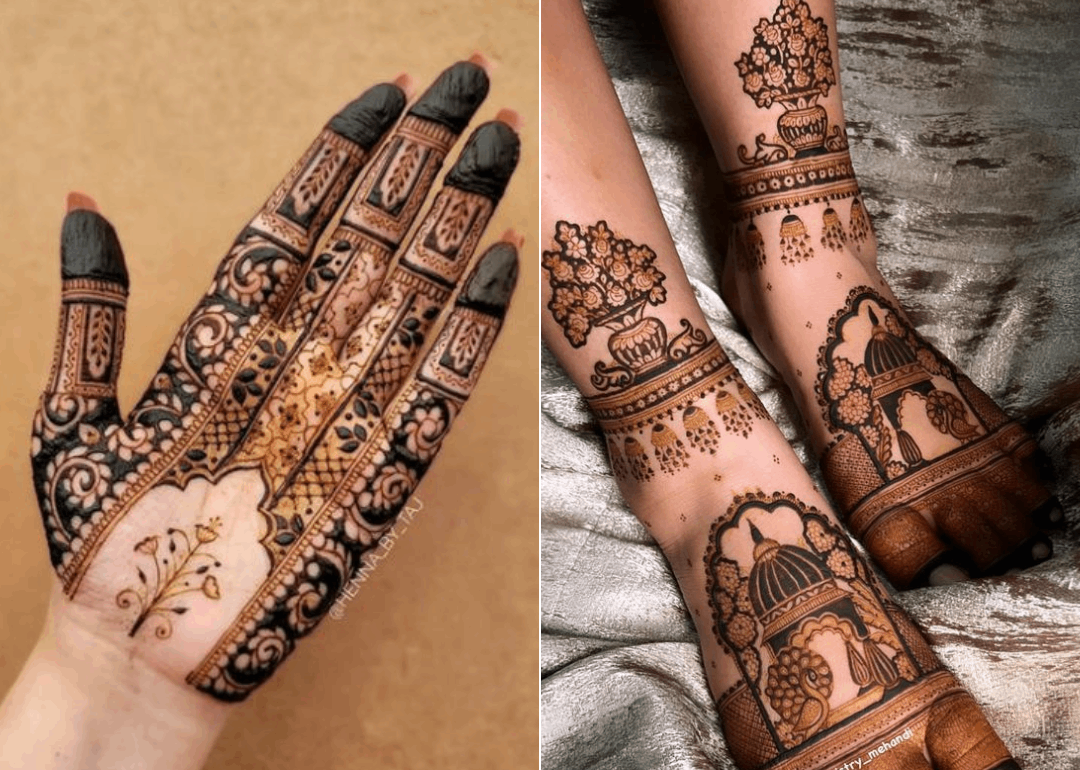 Jharokha Mehendi Design For Wedding Season - ShaadiWish