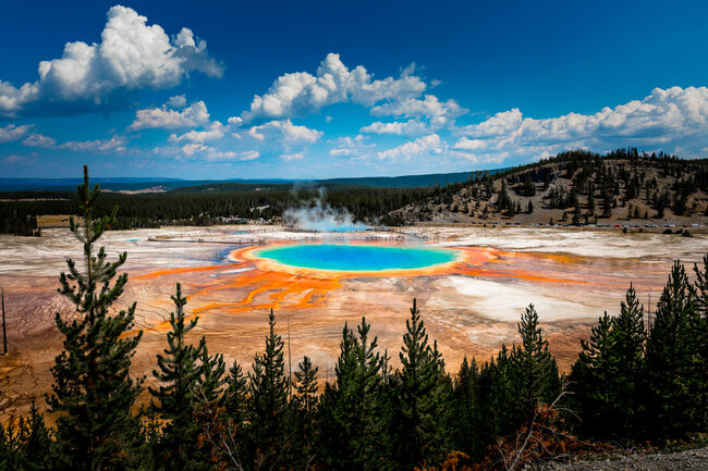 Grand Prismatic Spring in Yellowstone National Park | Shutterstock Image