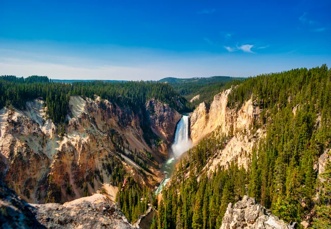 falls in a valley