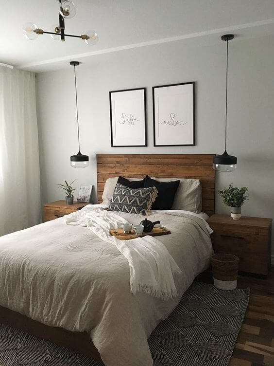 Make your sleeping space as comfy and peaceful as it can be with these amazing bedroom ideas for small spaces! Find bedroom design ideas for teens girls or teens boys, women, men or couples, and more! minimalist bedroom designs | Scandinavian | Contemporary | Modern