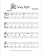 Thumbnail of First Page of Scary Night sheet music by Kids (Lvl 1)