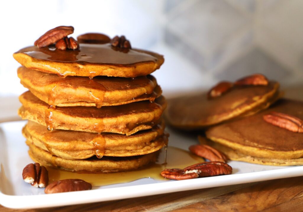 Whole Wheat Pumpkin Pancakes