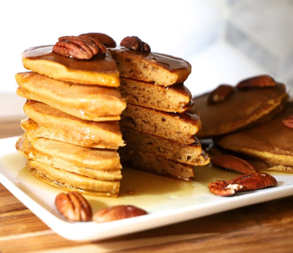 Whole Wheat Pumpkin Pancakes