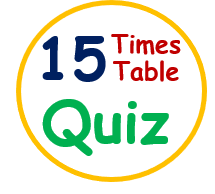 15 times table