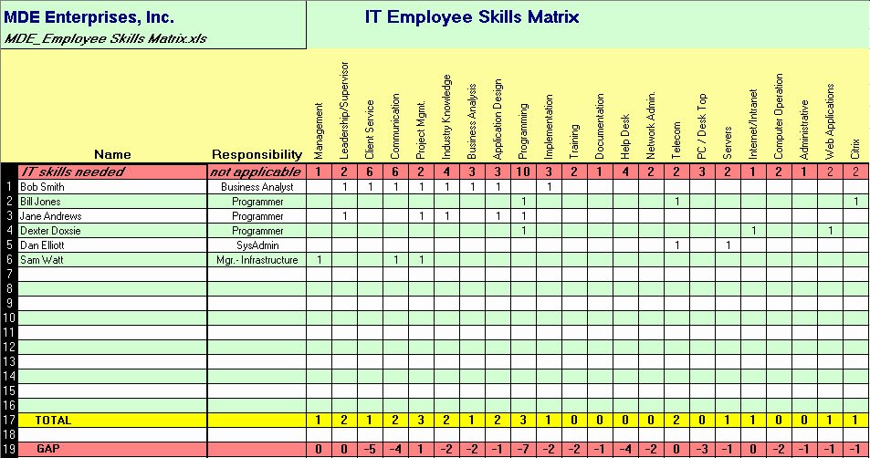 Employee Skills assessment Template Lovely assess Your It Capability and Capacity with Our It