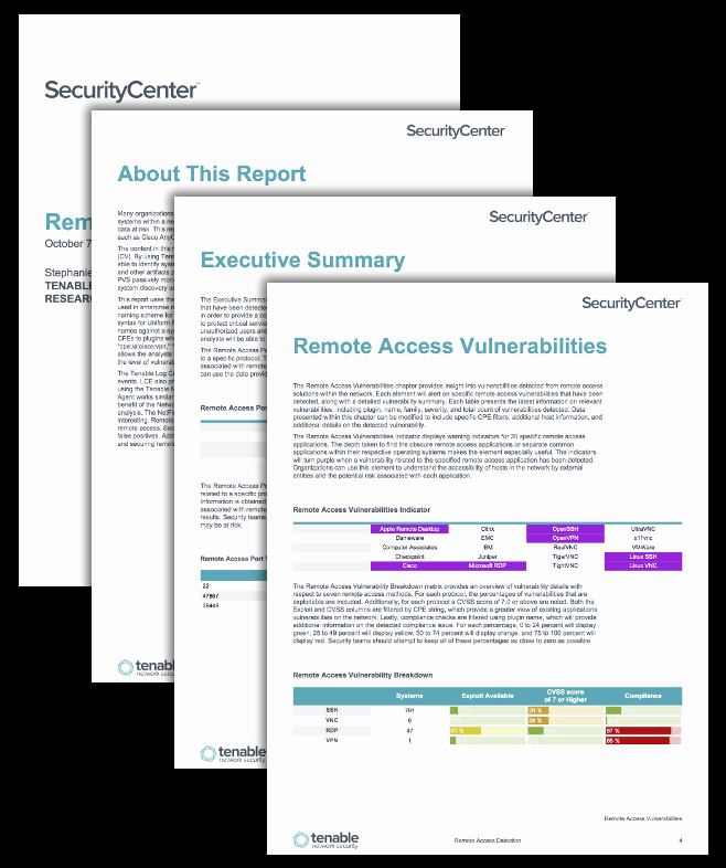 Microsoft Access Report Template Best Of Remote Access Detection Report Sc Report Template