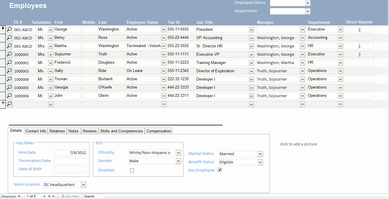 Microsoft Access Report Template Inspirational Microsoft Access Employee Recruiting Template