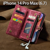 iPhone 14 Pro Max (6.7) Diary Wallet Folio Case