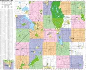 TheMapStore | Wisconsin County Wall Maps