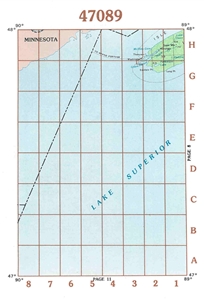 Picture of 47089 - Upper Michigan Topographic Maps